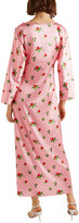 Thumbnail for your product : BERNADETTE Dakota Floral-print Stretch-silk Satin Maxi Dress