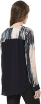Thumbnail for your product : Rebecca Taylor Brushstroke Henley