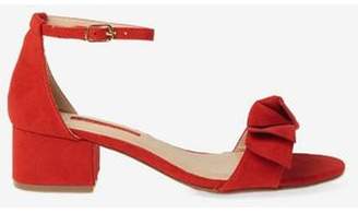 Dorothy Perkins Womens Red 'Shelly' Bow heeled Sandals