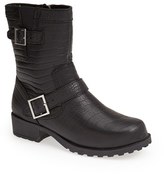 Thumbnail for your product : SoftWalk 'Bellville' Lizard Embossed Moto Boot (Women)