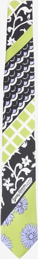 Lanvin Patchwork Silk Tie