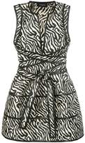 Thumbnail for your product : DSQUARED2 animal print plunge dress