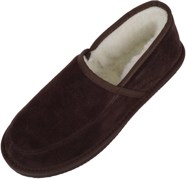 mens hard sole slippers