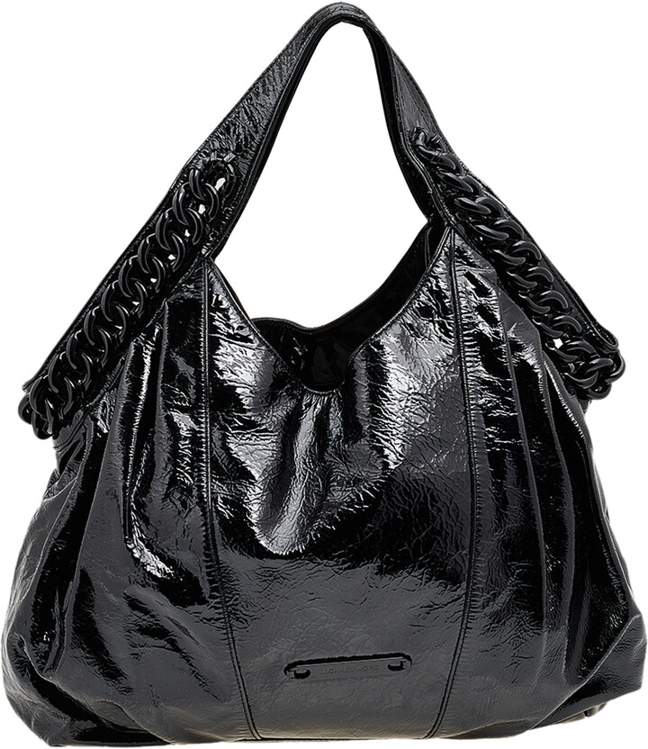 Michael Michael Kors Ranger Black Patent Leather Bag