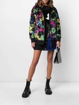 Versace Jeans Couture Zipped Baroque Print Jacket