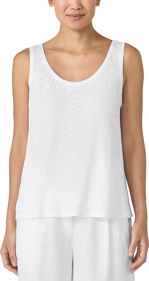 Eileen Fisher Scoop Neck Tank Top ShopStyle