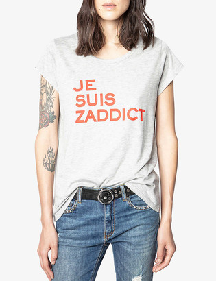 Zadig & Voltaire Antonia cotton and modal-blend T-shirt