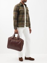 Thumbnail for your product : Ralph Lauren Purple Label Bradley Checked Wool-blend Shirt
