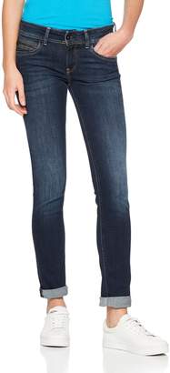 Pepe Jeans Womens New Brooke Slim Fit Jeans Blue