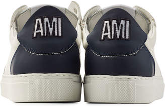 Ami Leather and Suede Sneakers