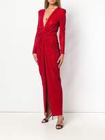 Thumbnail for your product : Alexandre Vauthier draped sequin dress