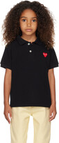 Thumbnail for your product : Comme des Garçons PLAY Kids Black Heart Patch Polo