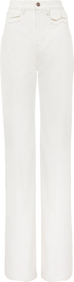 Chloé Rigid Organic Denim Flared Jeans