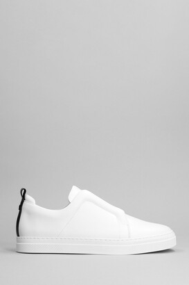 Pierre Hardy Slider Sneakers In White Leather