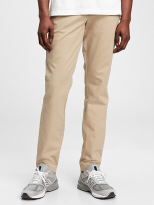 Buy GAP Men Brown Classic Slim Fit Khakis Pants 