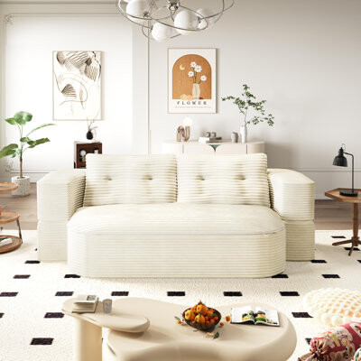 2-In-1 Foldable Sleepeer Sofa , Convertible Floor Sofa Bed With Multi Functional Blanket/Cushion