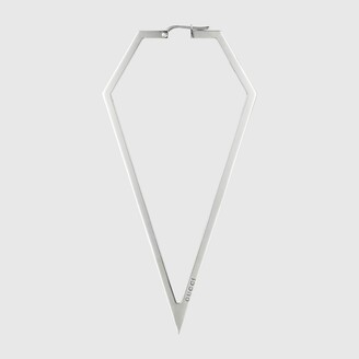 Gucci Large single triangle-shaped earring