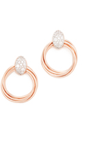 Thumbnail for your product : Bronzallure Altissima Circle Earrings