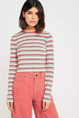 Urban Outfitters Dragon Striped Long Sleeve T-Shirt