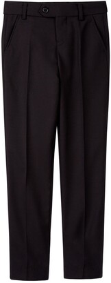 Isaac Mizrahi Slim Wool Blend Pants - Husky Sizes Available
