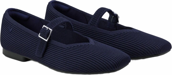 VIVAIA Margot Mary-Jane Square-Toe Ballet Flats