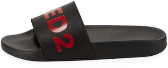 DSQUARED2 Logo Slide Sandals