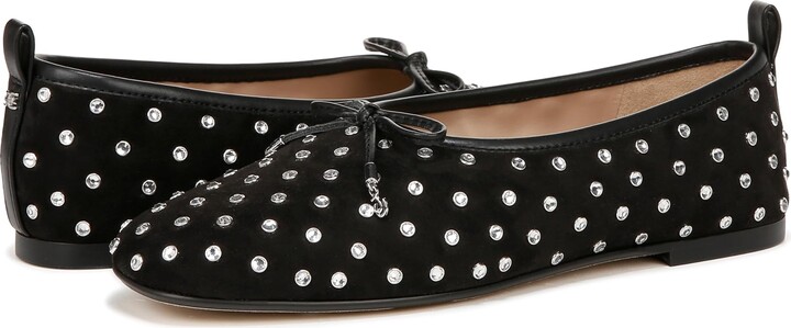 Sam Edelman Women's Ari Gem Black Suede 6.5 Medium