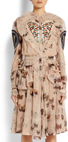 Thumbnail for your product : Givenchy Butterfly-print silk-chiffon dress
