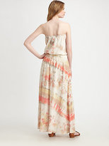 Thumbnail for your product : Gypsy 05 Strapless Tie-Dye Maxi Dress