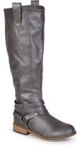 Thumbnail for your product : Brinley Co. Brinley Womens Knee-High Ankle-Strap Riding Boot