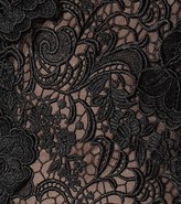 Thumbnail for your product : Costarellos Charla asymmetric pleated lace gown
