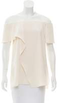Thumbnail for your product : Halston Off-The-Shoulder Short Sleeve Top w/ Tags Off-The-Shoulder Short Sleeve Top w/ Tags