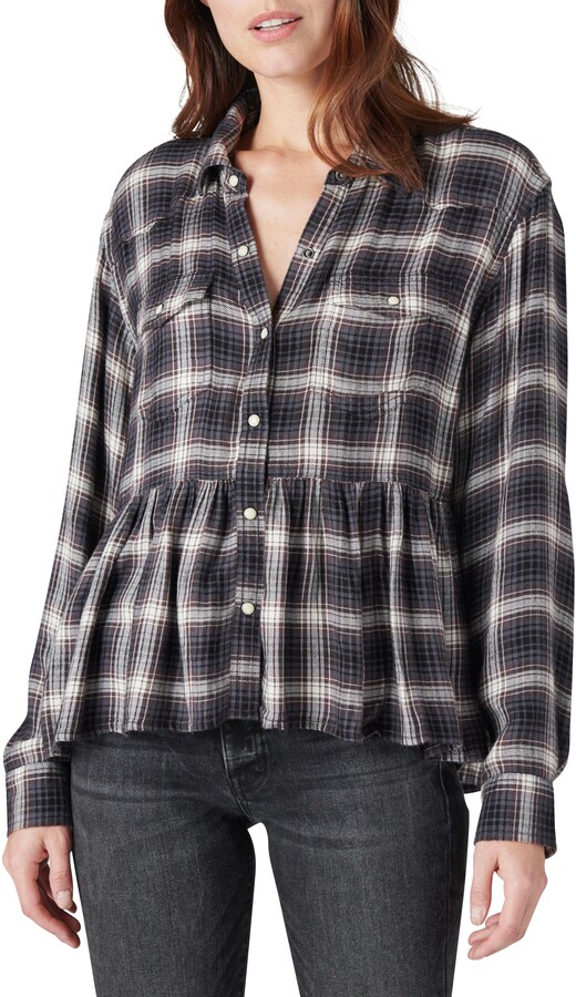Lucky Brand Plaid Top | Shop the world's largest collection of 