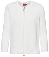 Thumbnail for your product : HUGO BOSS Zip-up cardigan in organic cotton