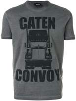 Thumbnail for your product : DSQUARED2 Caten Convoy print T-shirt
