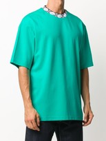 Thumbnail for your product : Acne Studios face motif mock neck T-shirt