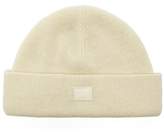 Thumbnail for your product : Acne Studios Kansy Face Wool Blend Beanie Hat - Mens - White