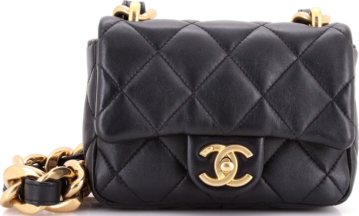Chanel Funky Town Flap Bag Quilted Lambskin Mini