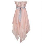 Thumbnail for your product : Delia's Sequin High-Low Chiffon Dress