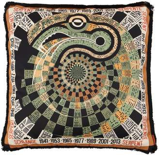 Missoni Snake Horoscope Cotton Pillow