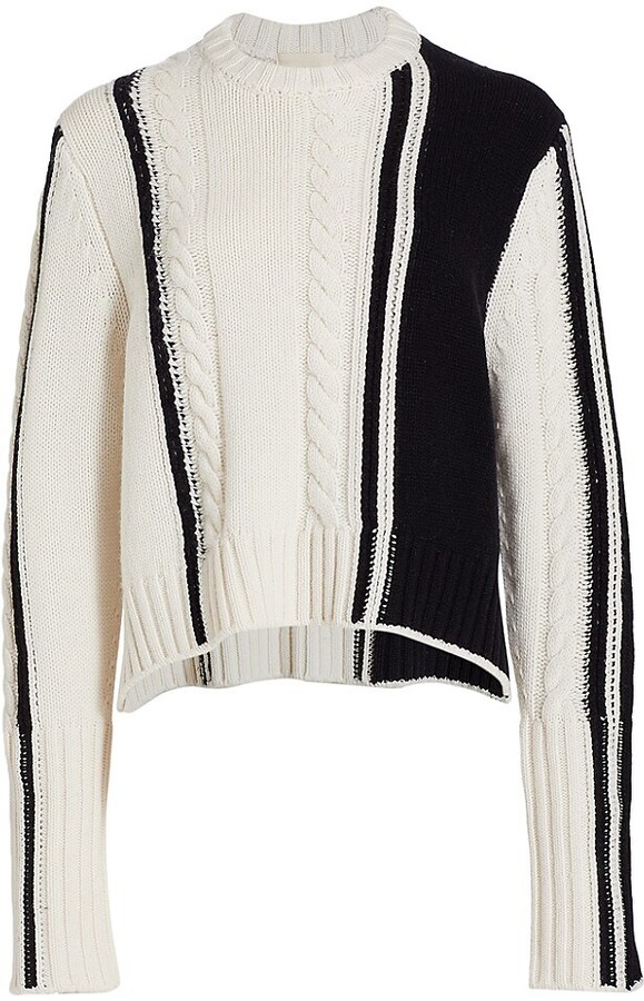 LOULOU STUDIO Eike Cable Knit Sweater ShopStyle