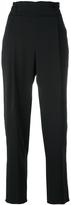 Armani Collezioni high waisted cropped trousers