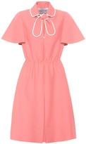Thumbnail for your product : Valentino wool and silk crepe dress