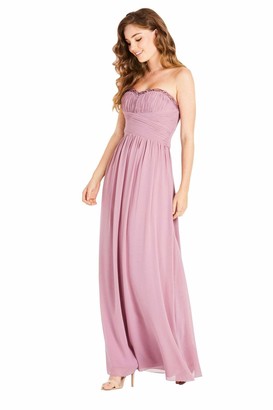 sistaglam monika blush waterfall sequin maxi dress