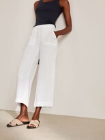 White Linen Trousers Lined | Shop the world's largest collection of fashion  | ShopStyle UK