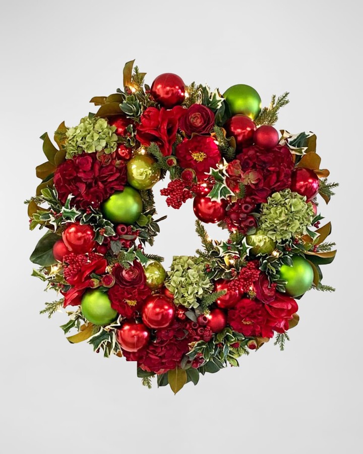 Winward Home 34" Deluxe Display Christmas Wreath - ShopStyle Winter Decor