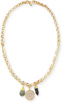 Thumbnail for your product : Ashley Pittman Mpenzi Long Triple-Charm Necklace