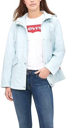 levi's rain jacket lavender