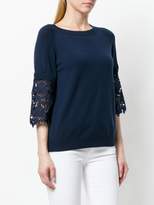 Thumbnail for your product : Steffen Schraut lace cuffed top