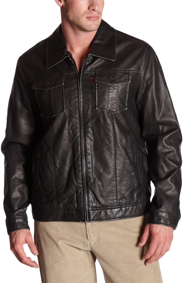 levis leather jacket price
